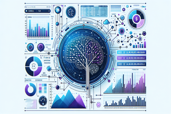 AI Processing - Neural networks analyzing financial data